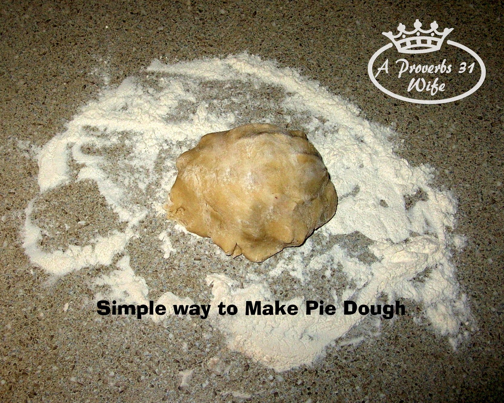Quick and easy pie dough