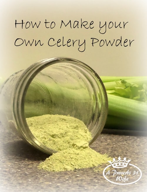 How to make your own celery powder and why you should be using this amazing spice in your food.
