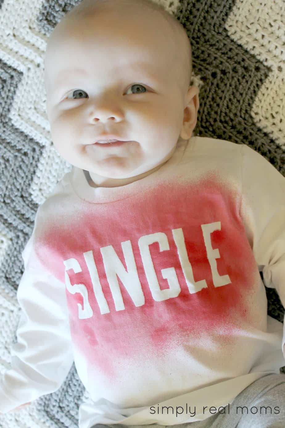 DIY Baby V-Day Shirt