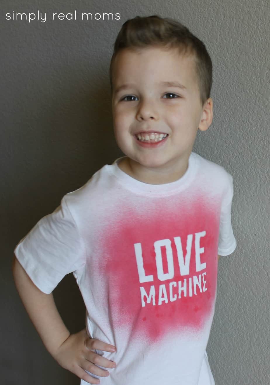 DIY Toddler Valentine Shirt