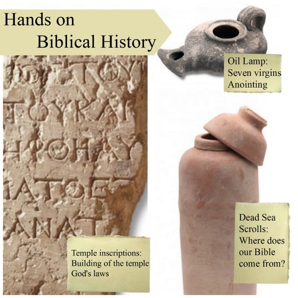 A Peak at the Past with authentic biblical reproductions of artifacts found in the Holy Lands