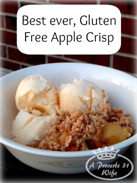 Gluten free baking with an amazing gluten free apple crisp recipe