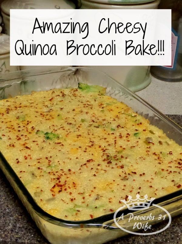 This Cheesy quinoa broccoli bake recipe will rock your taste buds!