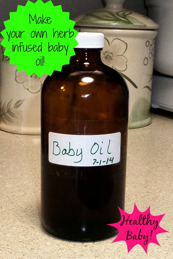 Best baby oil recipe that can also be used for massage oil.