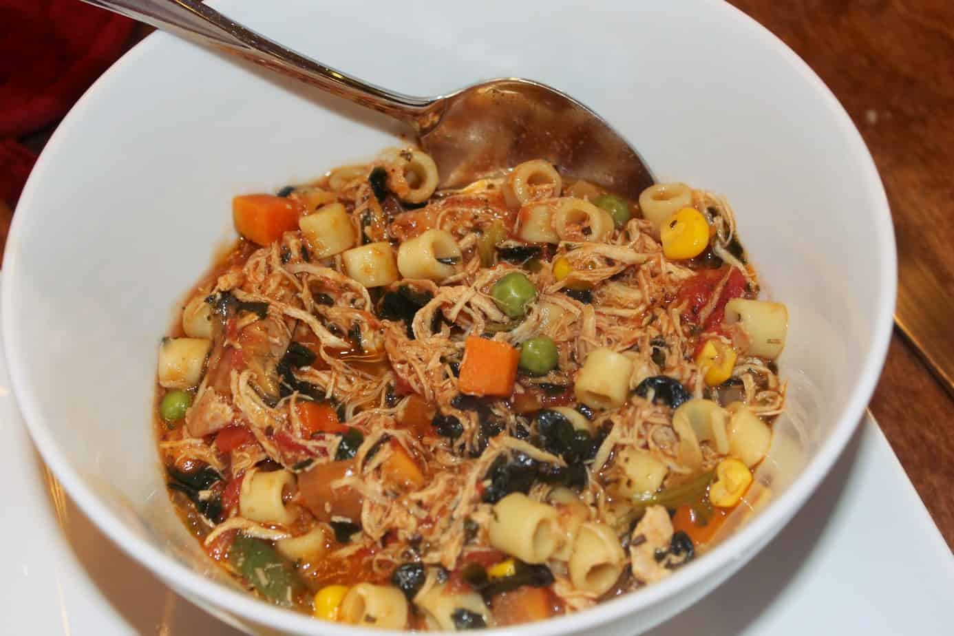 Shredded Chicken Stew