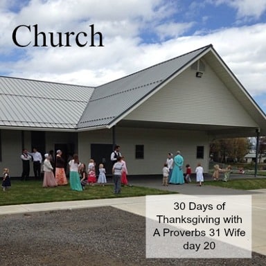Thankful for the Church of God