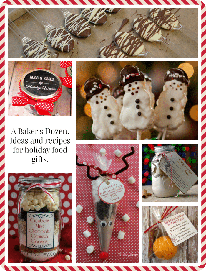 A baker's dozen. Last minute food gifts to give for the holidays!