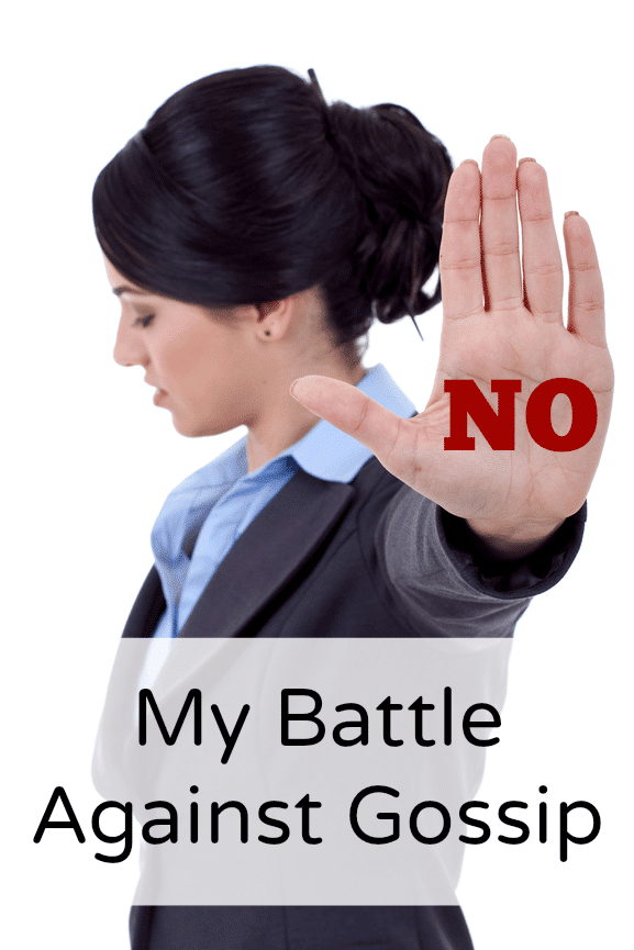 A man may struggle against porn, but a woman's battle is against gossip