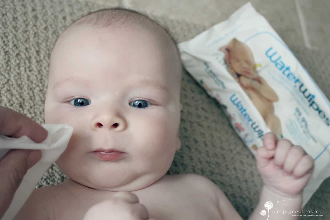 Cleaning Baby Safely With Water Wipes 1