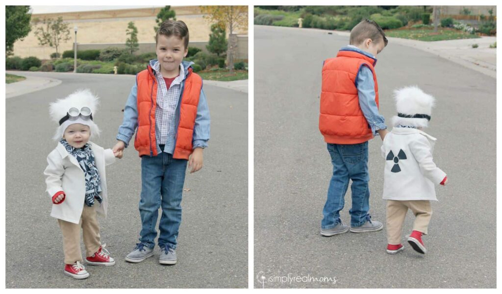 DIY Sibling Halloween Costume: Back To The Future
