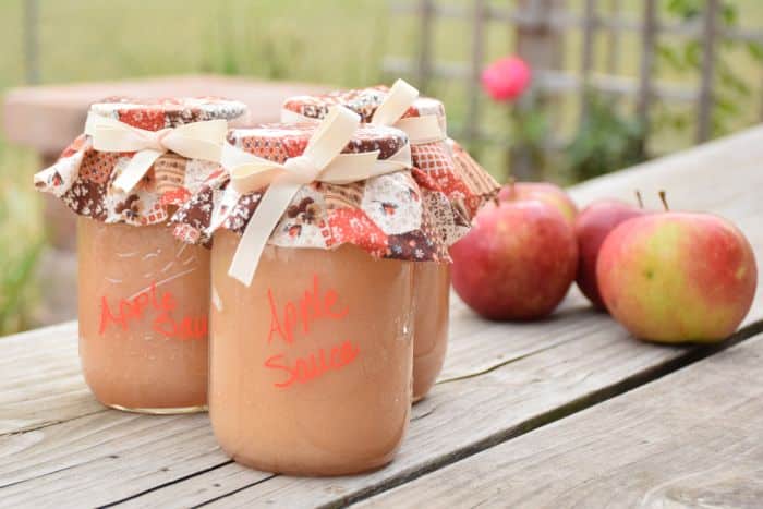 Homemade applesauce and how to can it.