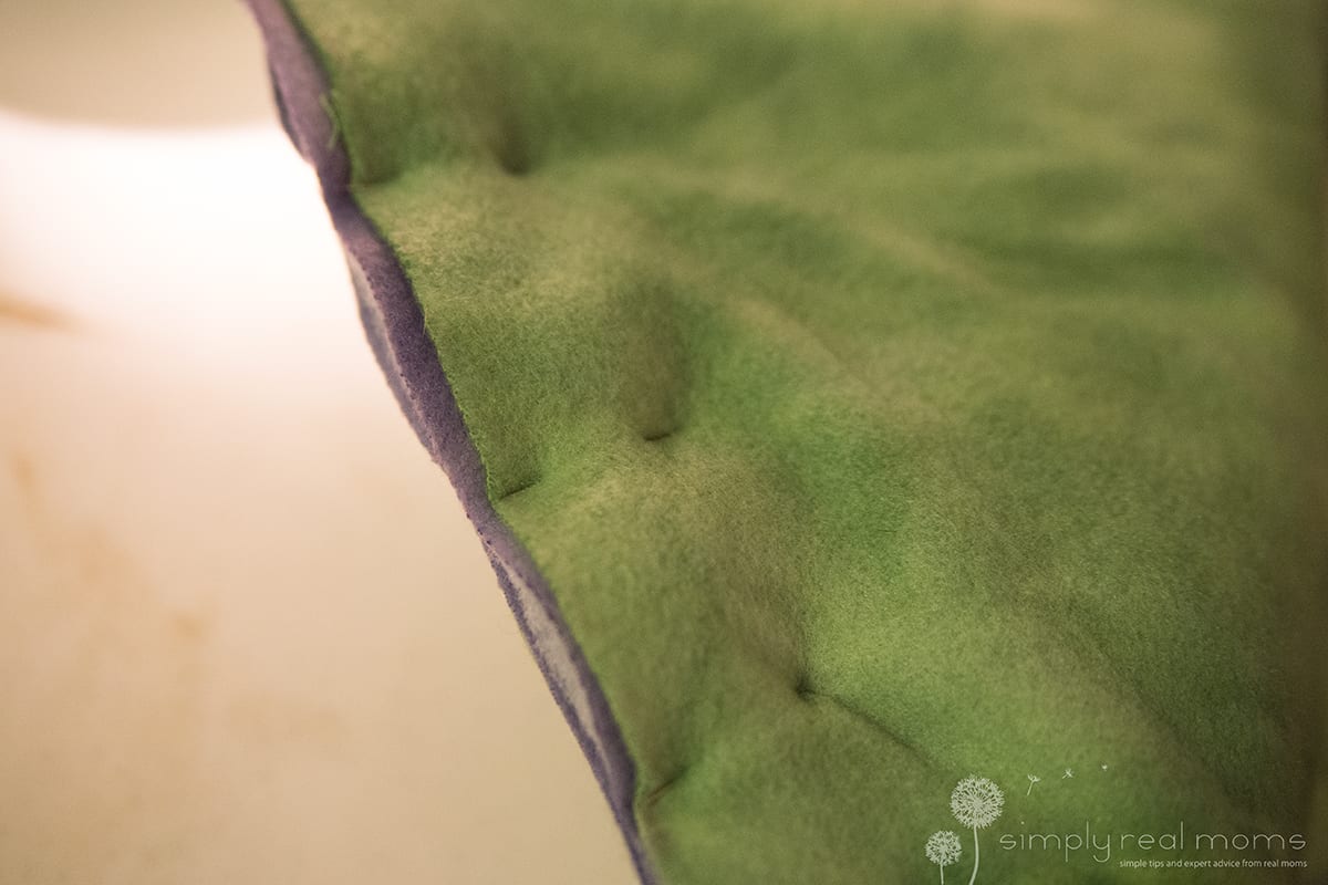 DIY sewn Mermaid Tail Blankets