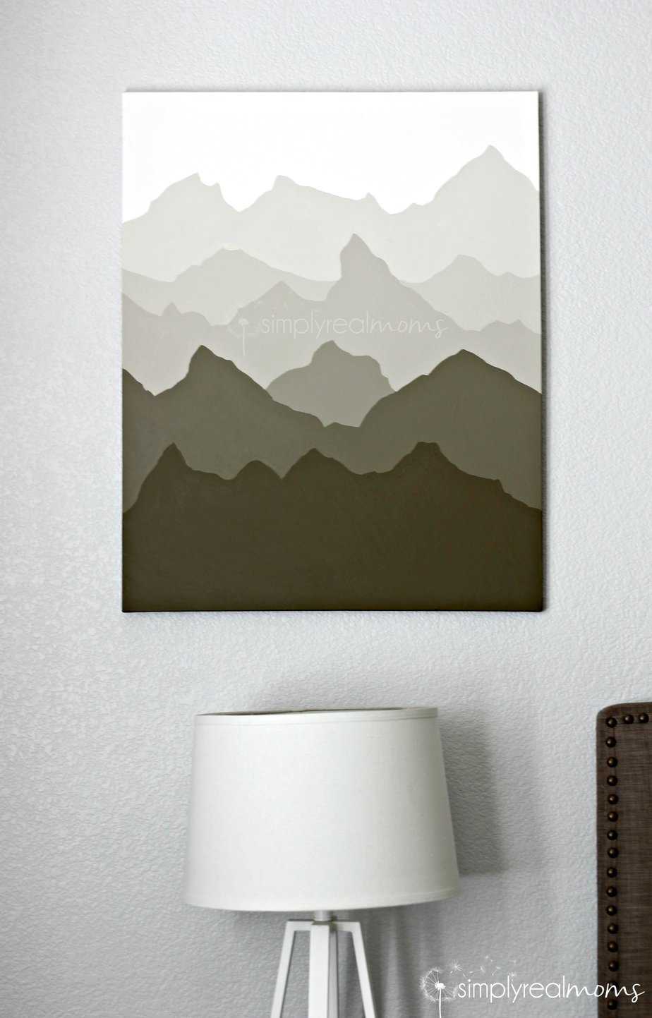 DIY Mountain Painting