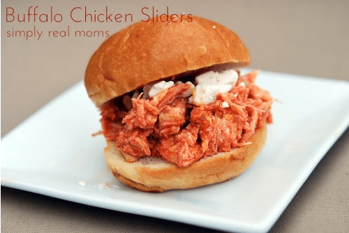 Slow Cooker Buffalo Chicken Sliders