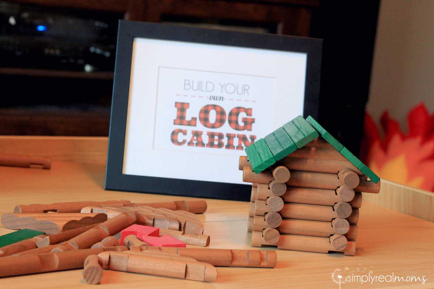 Lumberjack Party Log Cabin Building