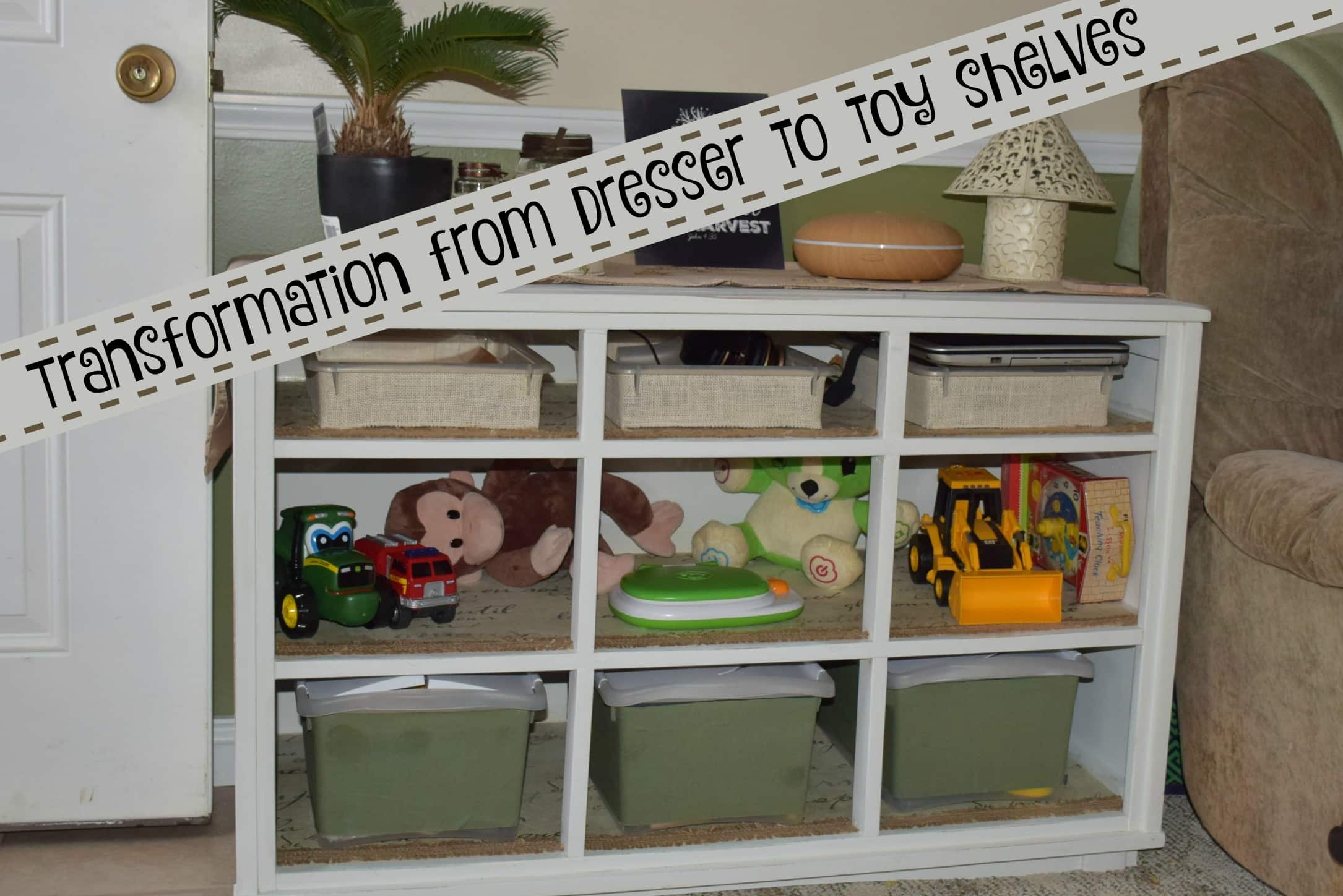 Dresser turned into toy storage new arrivals