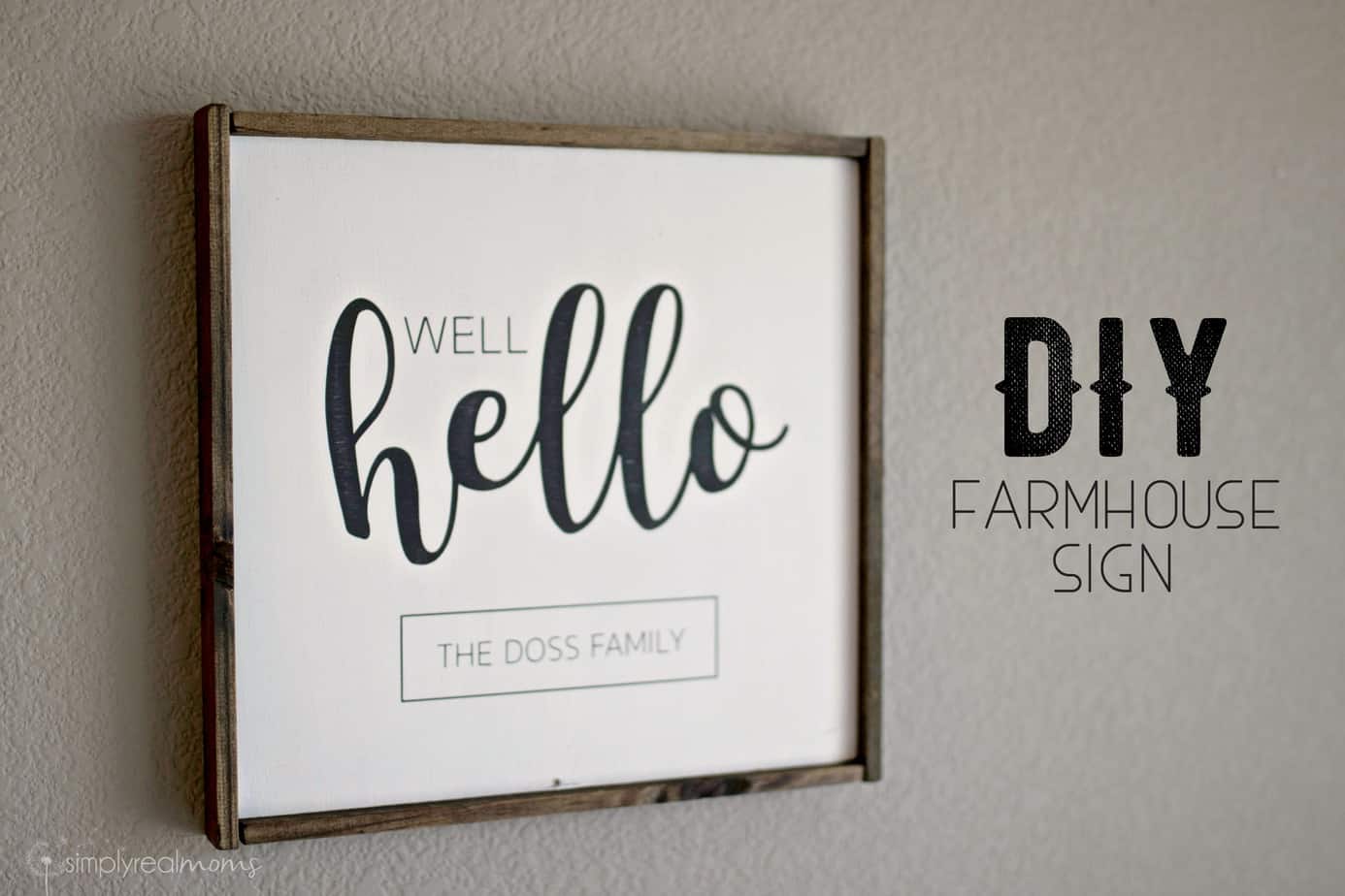 DIY Farmhouse Sign