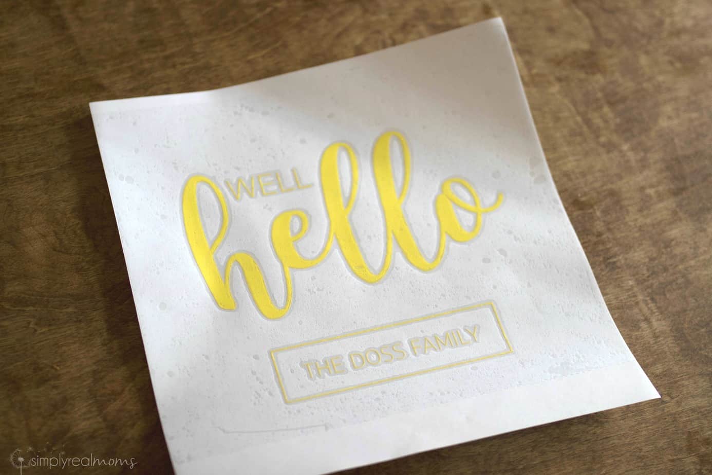 Using Vinyl to make a Farmhouse Sign