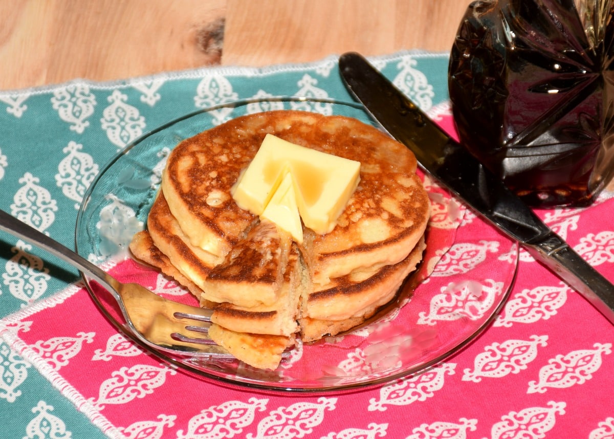 Gluten free pancakes are delicious and easy to make with this recipe.