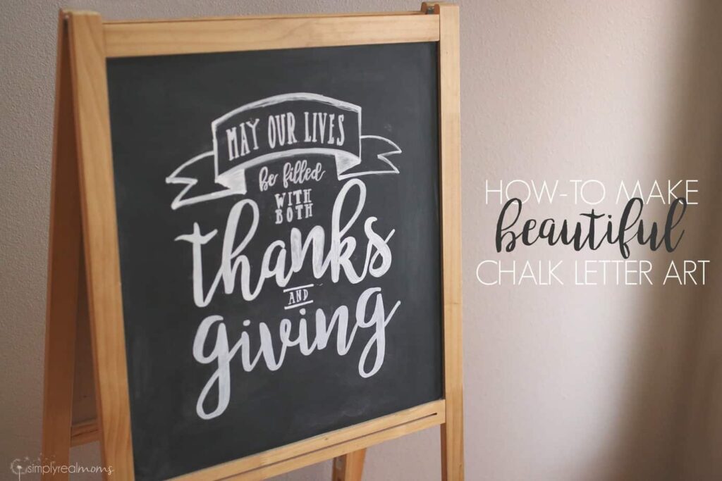 How To Make Beautiful Chalk Lettering