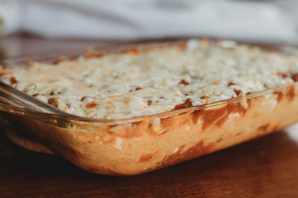 The Most Amazing Baked Spaghetti