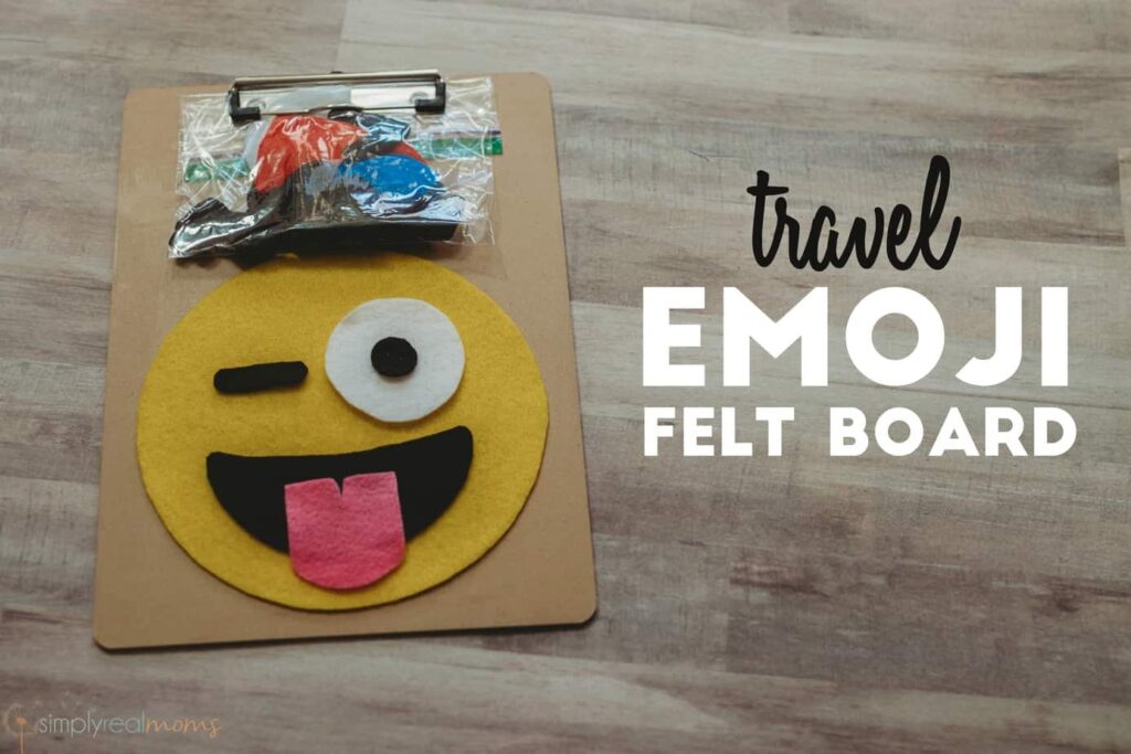 DIY Travel Emoji Felt Board