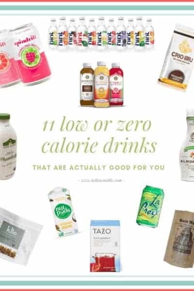 11 Low or Zero Calorie Drinks That Are Good For You - Hello Sensible