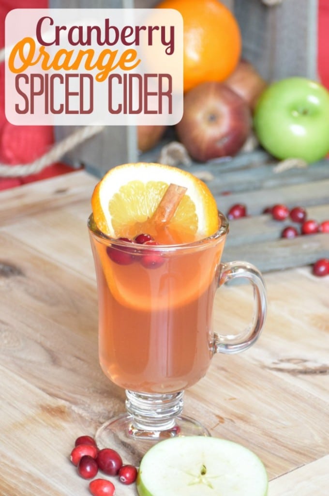 Get a taste of the Christmas with this sweet and tangy cranberry orange spiced cider recipe. Easily made in your crockpot and truly a healthy treat since the only sugar comes from your fruit!