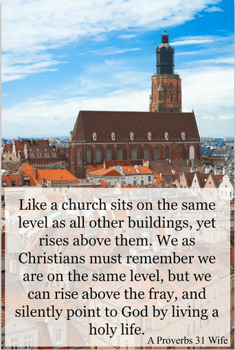 Sometimes Christians are not very Christ-Like, and my heart hurts for those that are lost, and it seems like we just get in the way at times. 