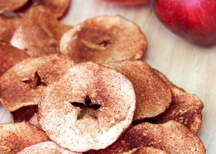 Some of the best apple recipes for fall include these delightful dried apple rings.
