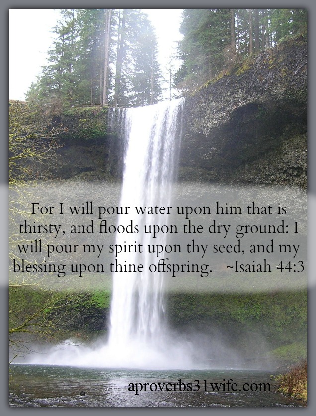 God's blessings pour out on us every day.
