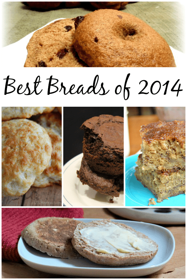 The best bread recipes of 2014. Yeast, sourdough and gluten free recipes to try.