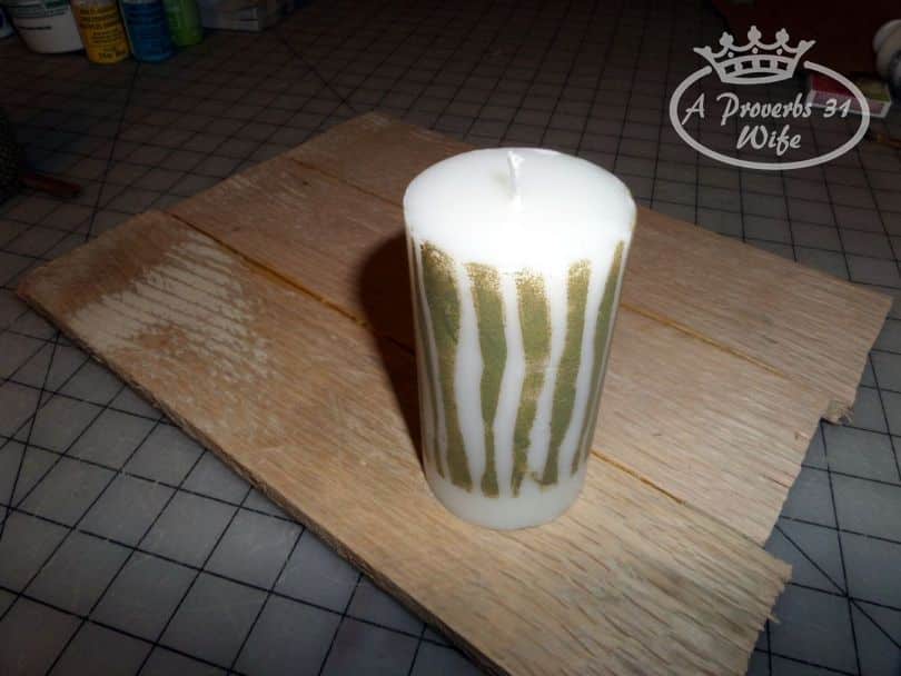 Painted Pillar Candles