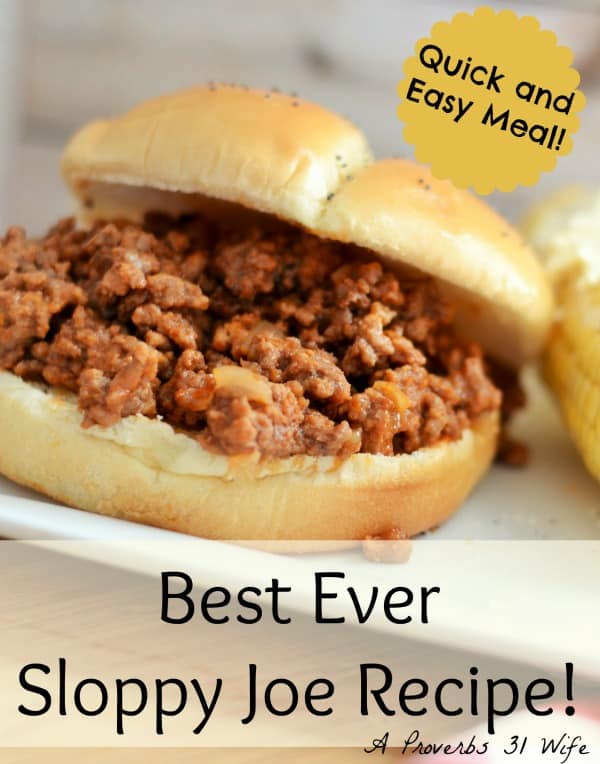 The best sloppy joe recipe. Once you try this you will never go back to the canned stuff you buy at the store!