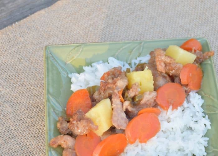 Delight the entire family with this real food version of sweet and sour pork and pineapple recipe!