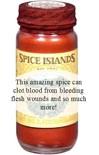 This amazing spice provides great blood clot treatment for flesh wounds, and can do so many other things as well!
