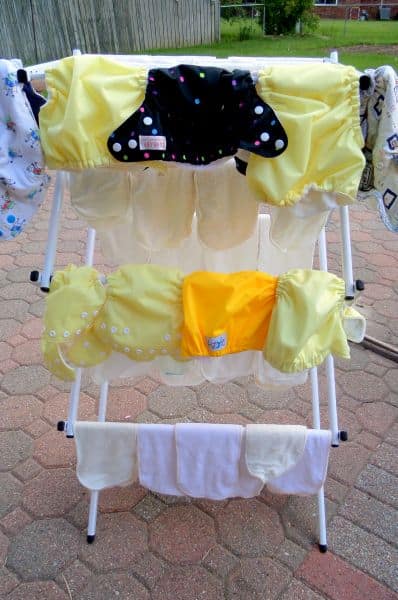 cloth diaper washing with soap nuts