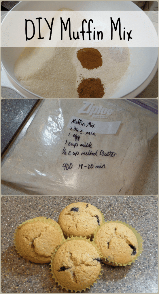 Muffins from scratch get a makeover! Use my whole wheat muffin mix recipe to make a dry mix that can be used to make muffins in a hurry!