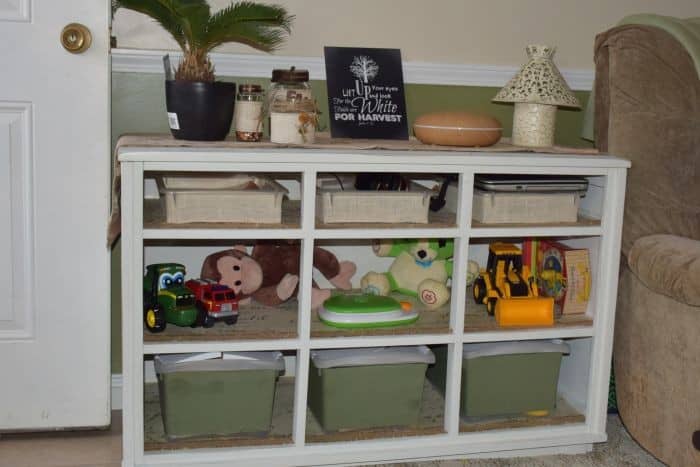 Dresser with shop toy storage