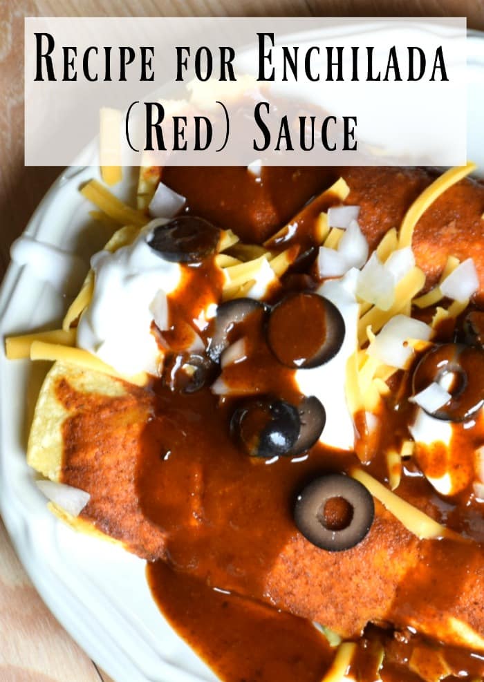 Recipe for enchilada sauce. A homemade red sauce recipe made simple