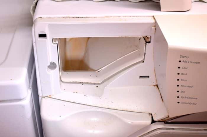 How to get rid of washer stink. A front loading washing machine can have huge issues with mold. But if you've already cleaned it, and there's still a stink, you may want to try this.