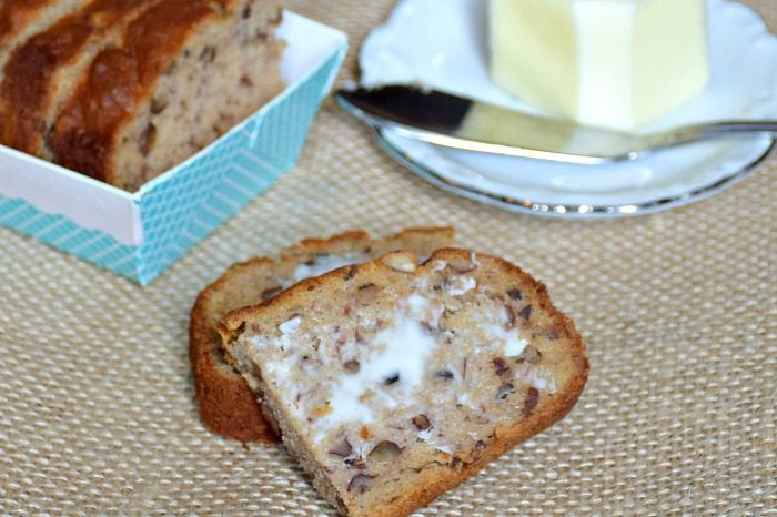 Gluten free banana nut bread 