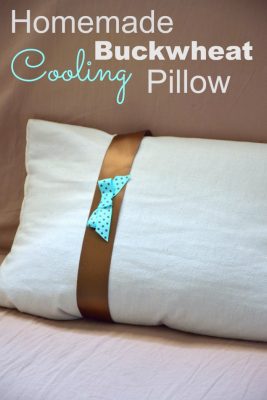 How to make a homemade cooling pillow with Buckwheat.