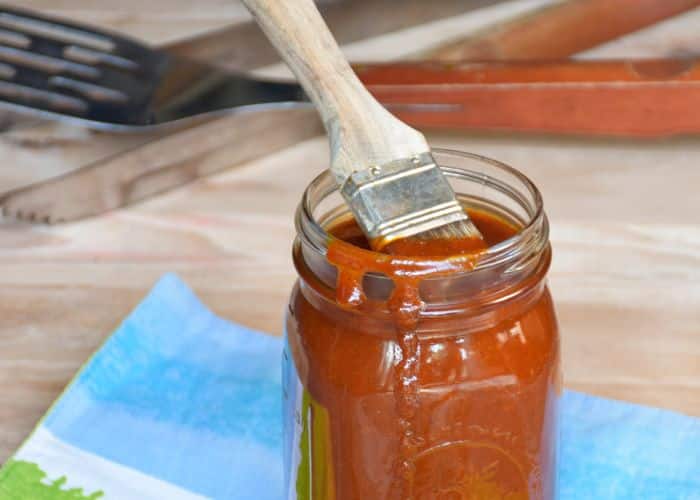 Easy recipe for sweet and smoky barbeque sauce. Perfect homemade sauce for dipping, barbecuing and more!