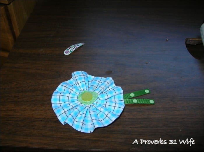 How to make round hair bows from fabric