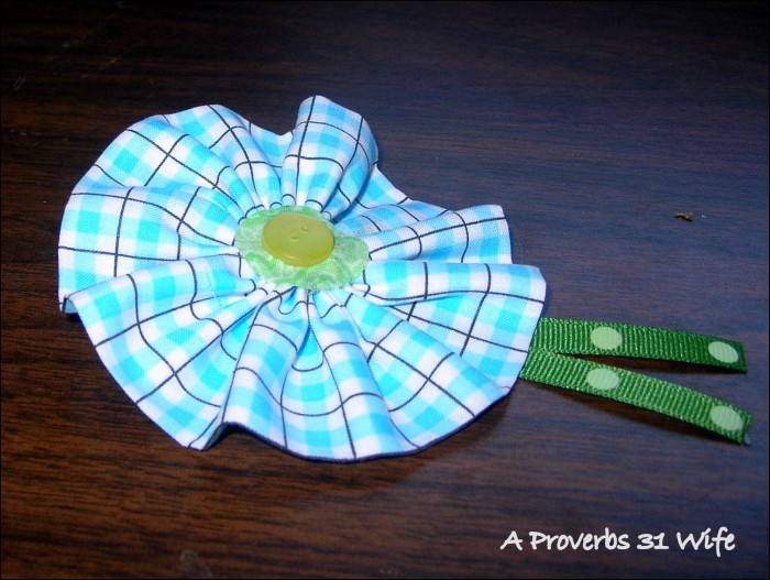 How to make round hair bows from fabric