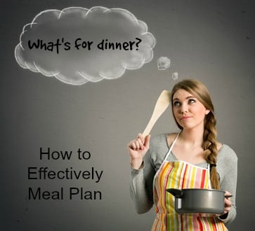 How to efficiently meal plan