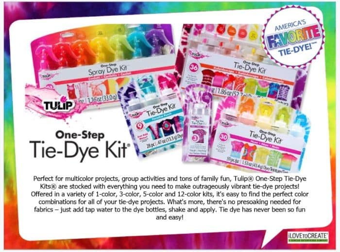 #TieDyeYourSummer Use Tulip dye to make a tie dye tablecloth with the shibori technique
