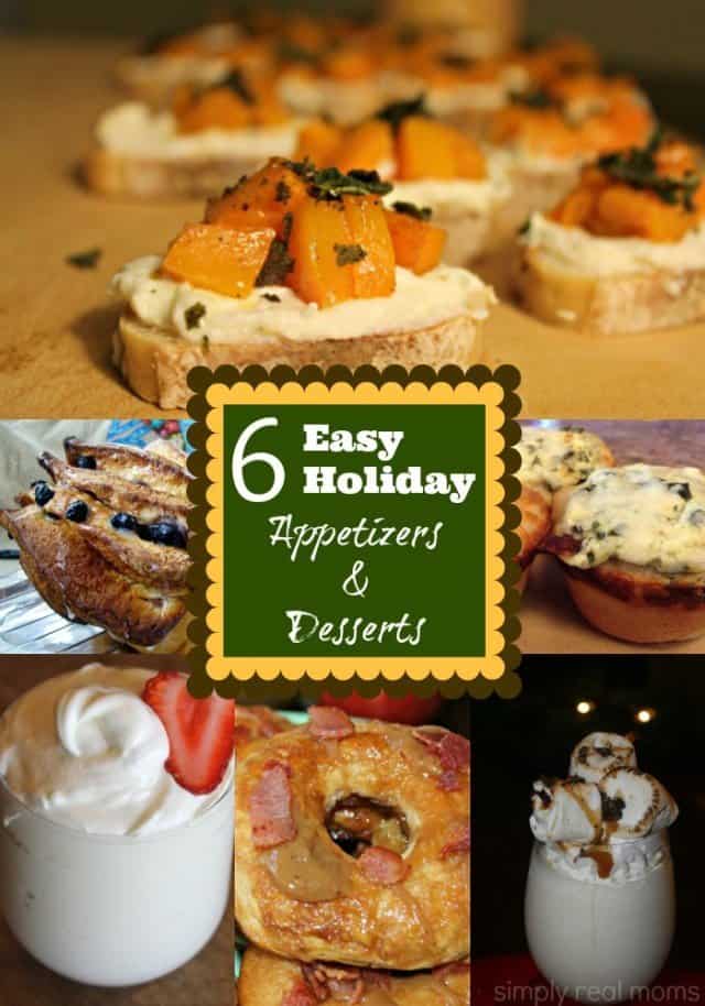 Easy Holiday Appetizers and Desserts