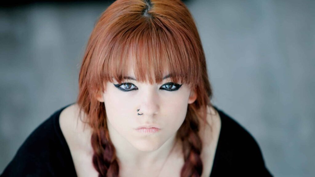angry teenager